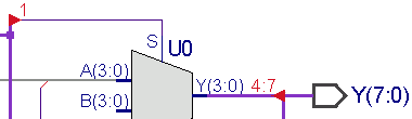 Nlview Schematic with Buses