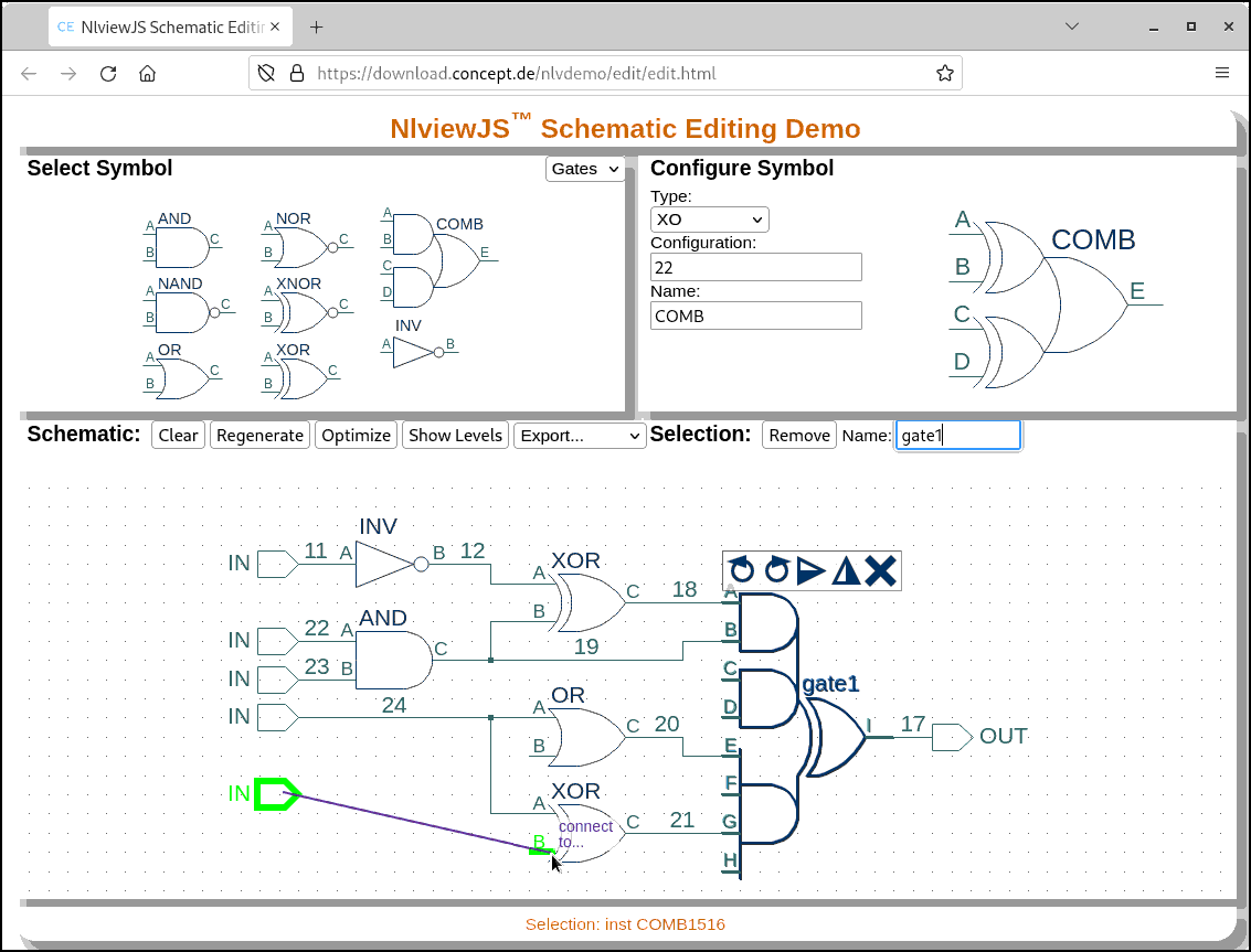 Schematic Editing Demo