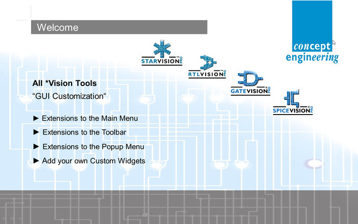 Customize the GUI Using the Tcl API