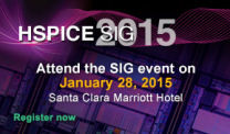 HSPICE SIG 2015, Santa Clara Marriott Hotel, California